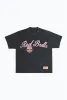 New York Red Bulls Script Heavyweight Garment Dyed T-Shirt - Black sold by Peace-Collective