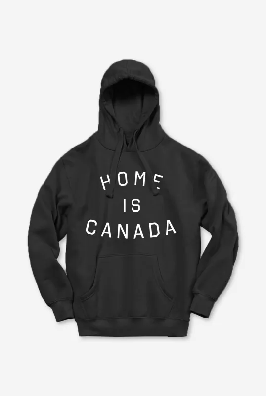 Home is Canada Hoodie - Black sold by Peace-Collective
