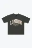 London Tourist Heavyweight Garment Dyed T-Shirt - Black sold by Peace-Collective