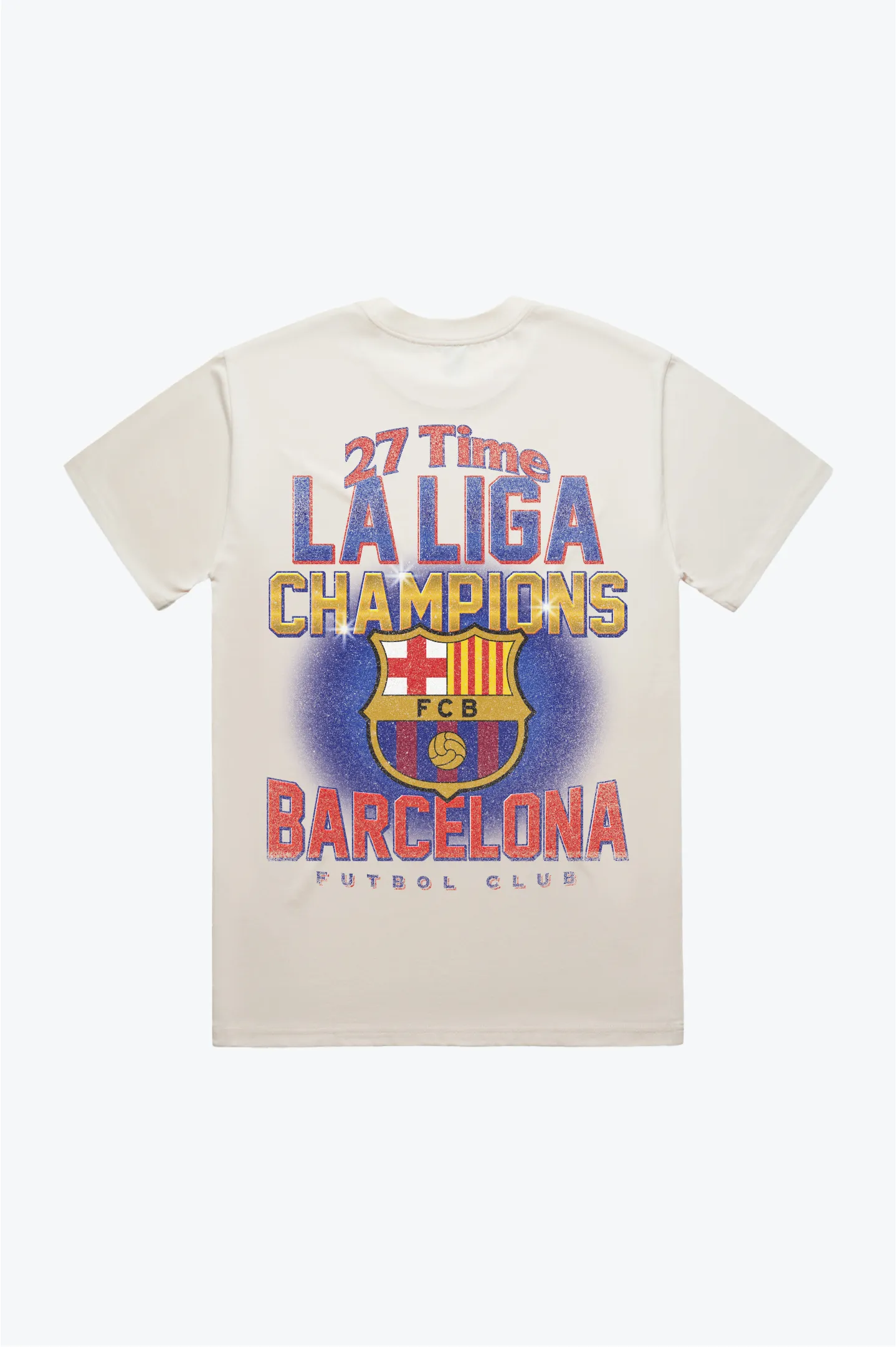 FC Barcelona Champion T-Shirt - Ivory sold by Peace-Collective product image thumbnail 2