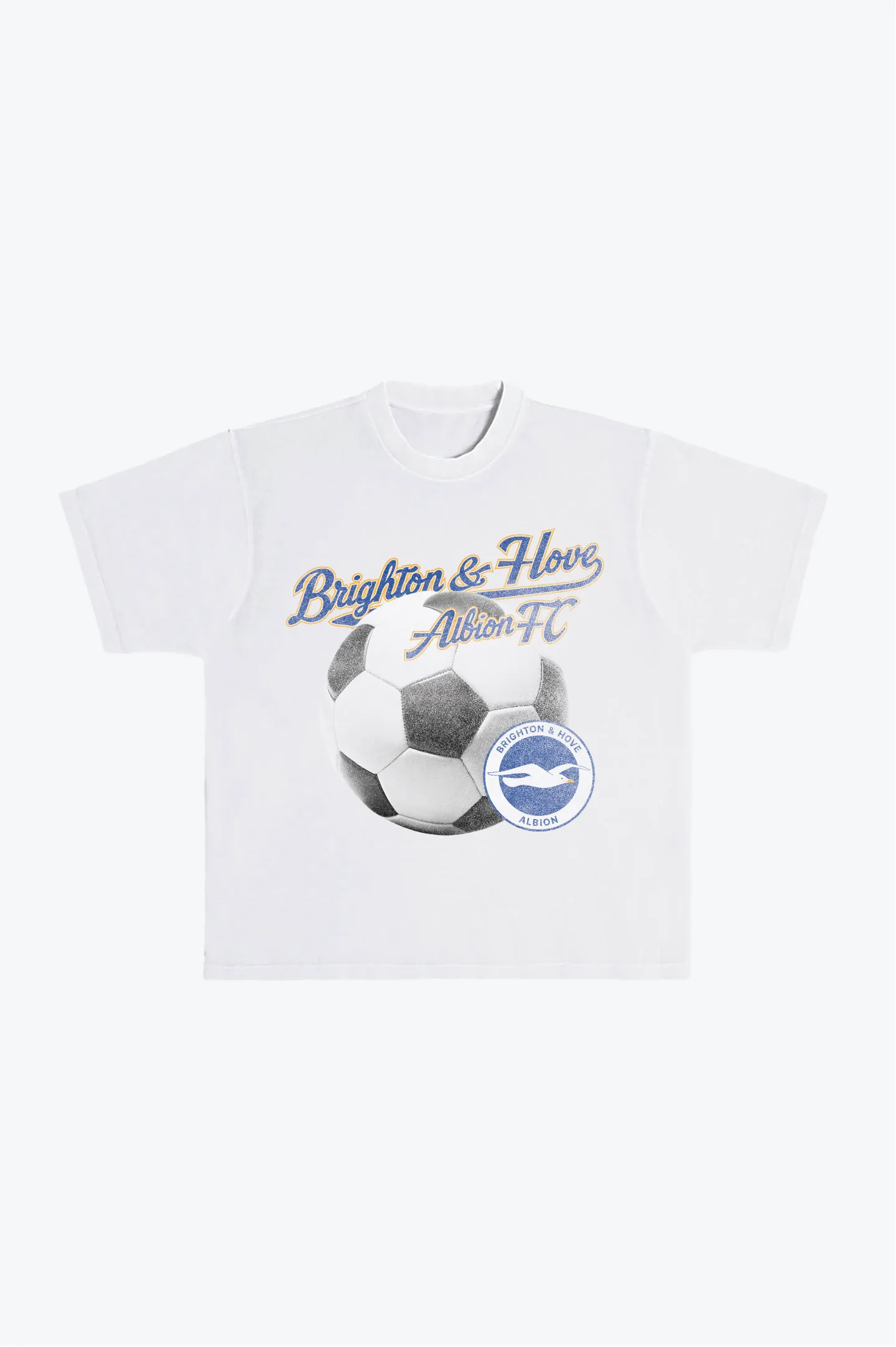 Brighton & Hove Albion F.C. Heavyweight T-Shirt - White sold by Peace-Collective