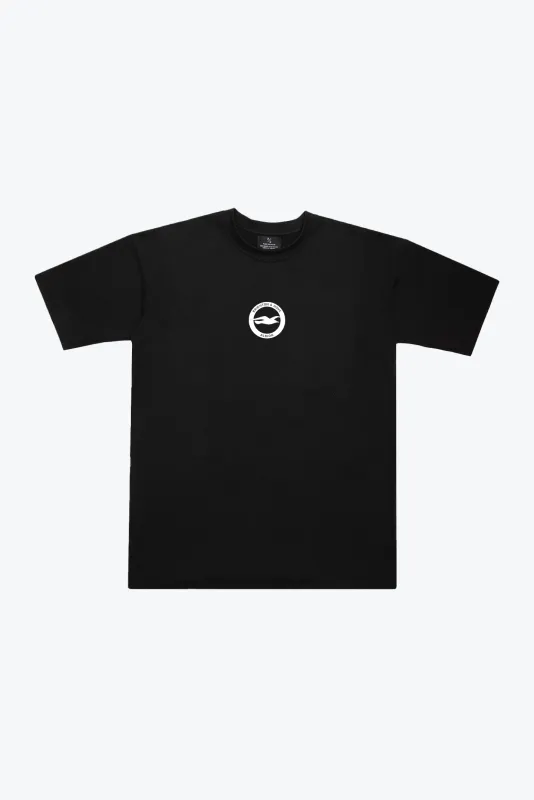 Brighton & Hove Albion F.C. Heavyweight T-Shirt - Black sold by Peace-Collective