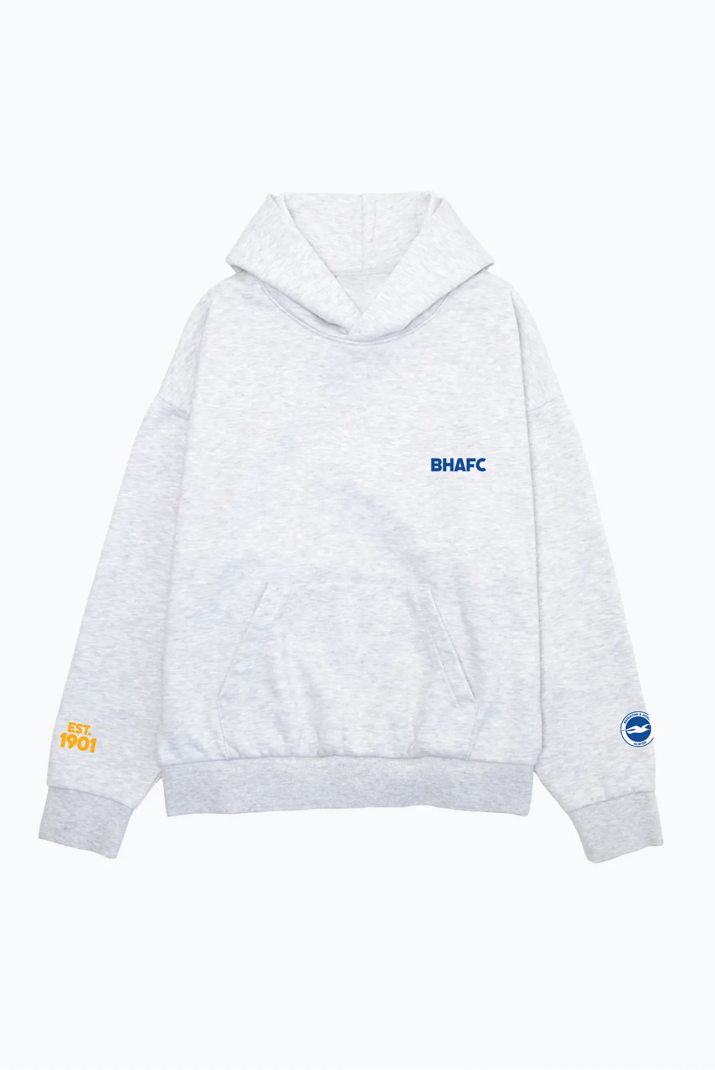 Brighton & Hove Albion F.C. SuperHeavy™️ Hoodie - Ash sold by Peace-Collective