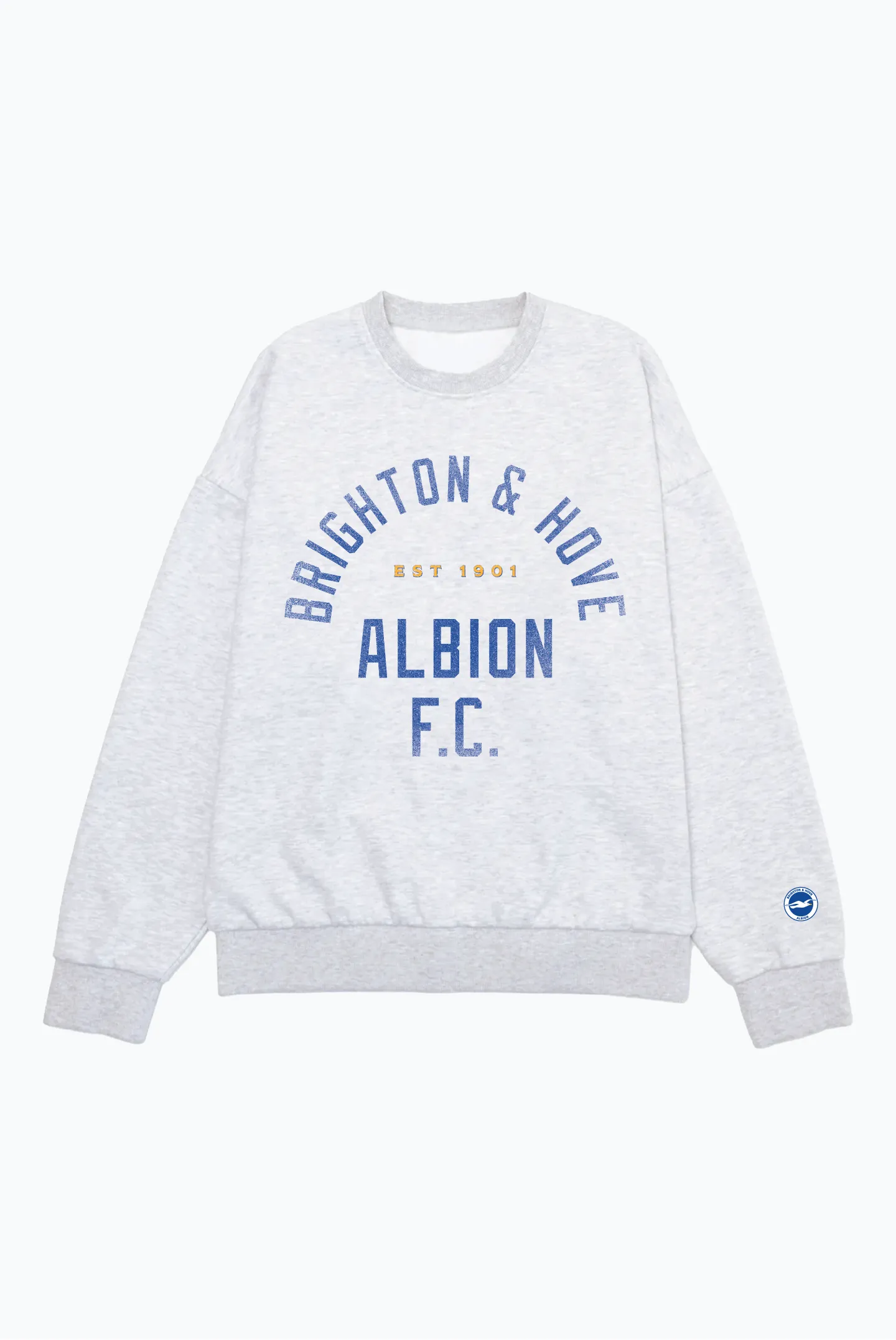 Brighton & Hove Albion F.C. SuperHeavy™️ Crewneck - Ash sold by Peace-Collective