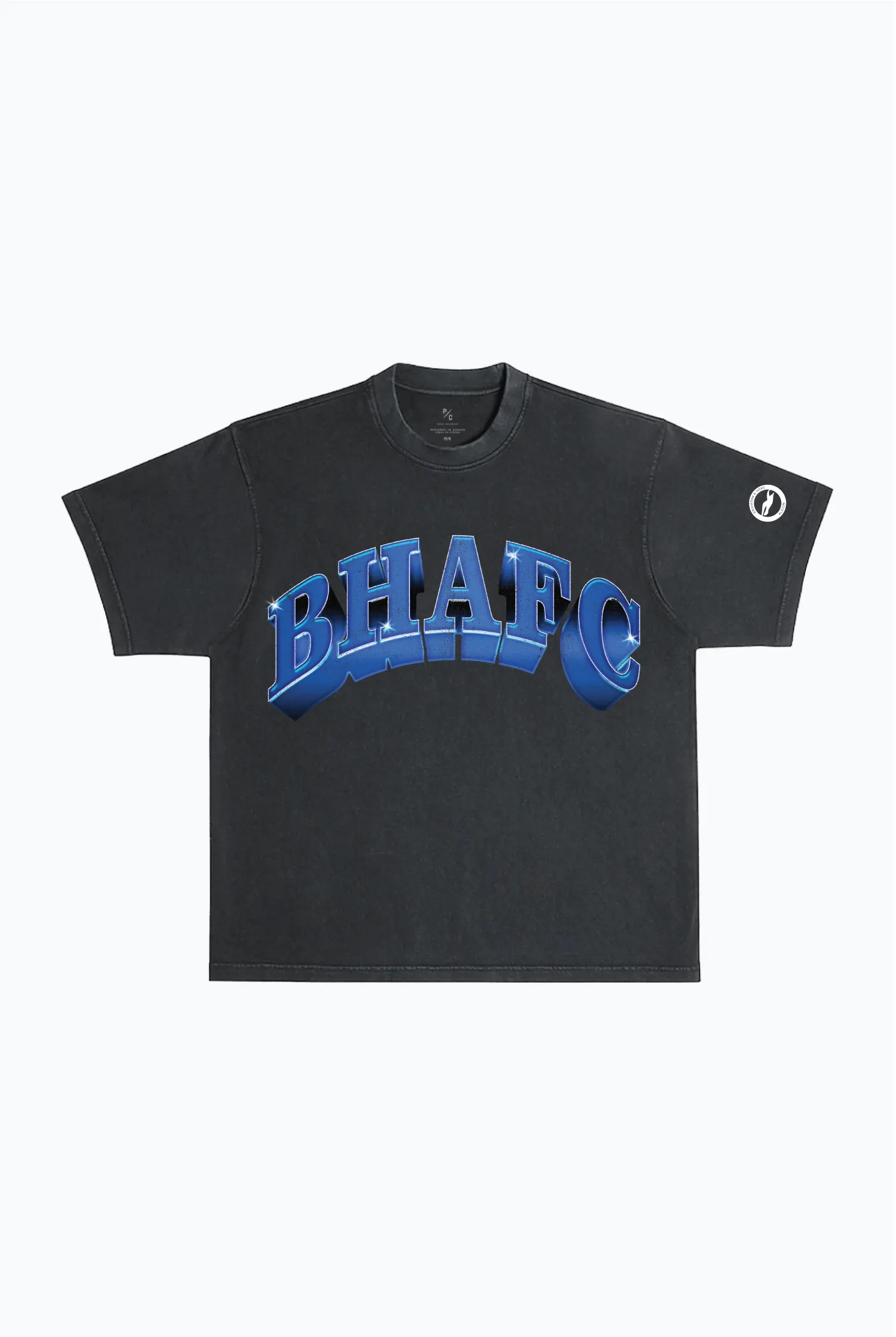 Brighton & Hove Albion F.C. Graffiti Heavyweight Garment Dyed T-Shirt - Black sold by Peace-Collective
