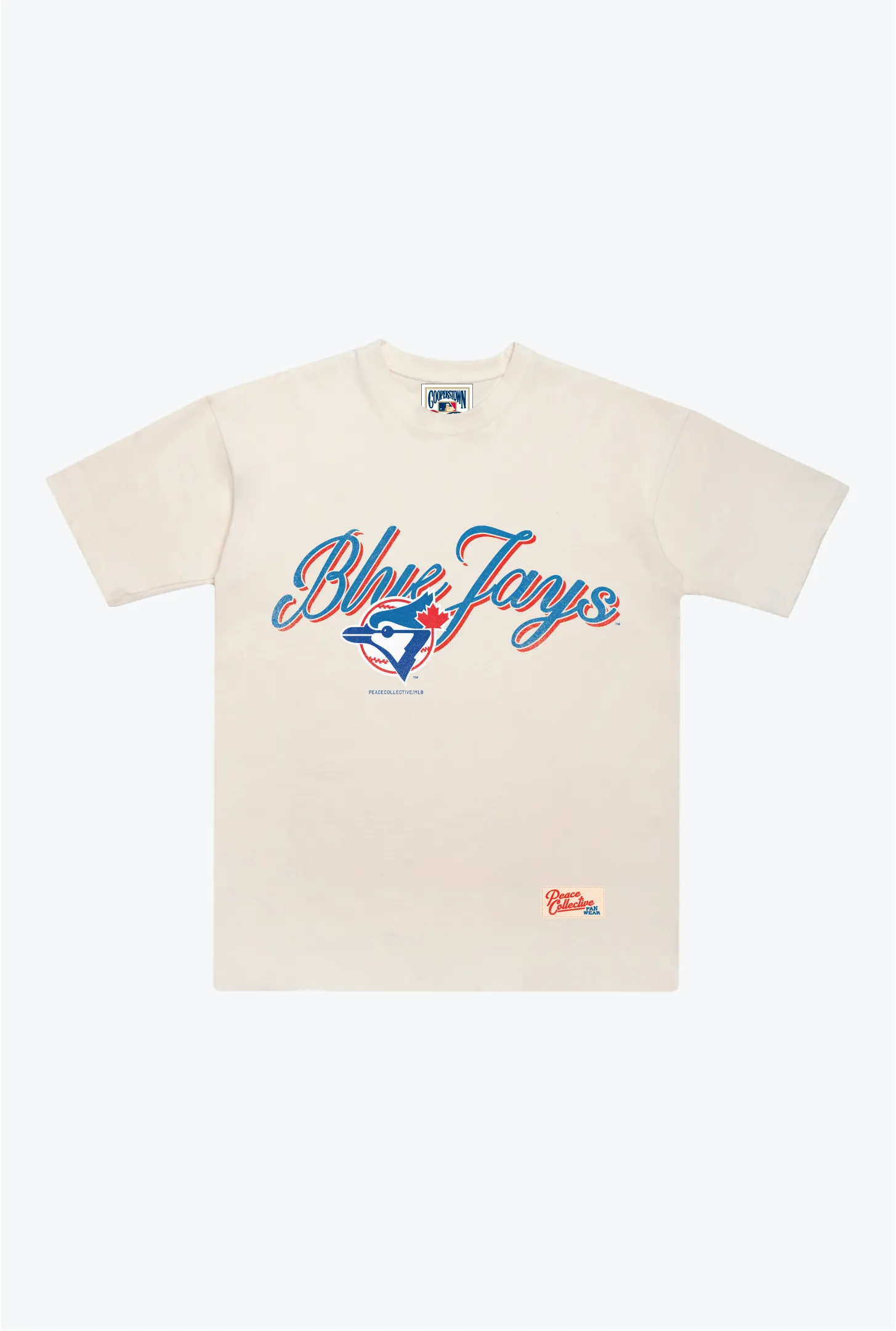 Toronto Blue Jays Vintage Graphic Heavyweight T-Shirt - Ivory sold by Peace-Collective