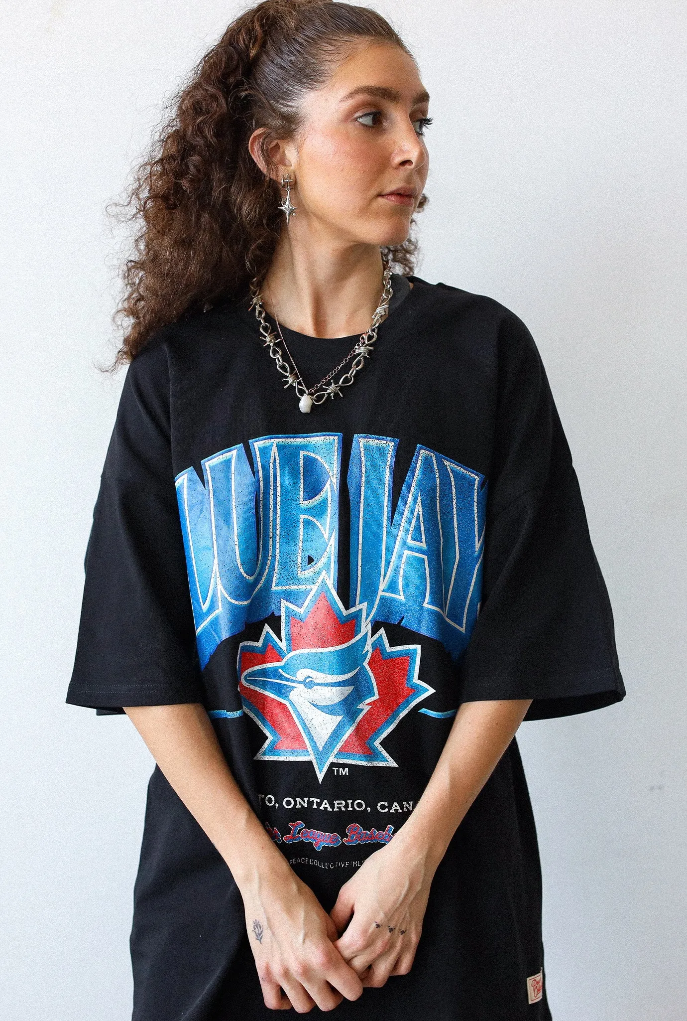 Toronto Blue Jays Cooperstown Heavyweight T-Shirt - Black sold by Peace-Collective product image thumbnail 2