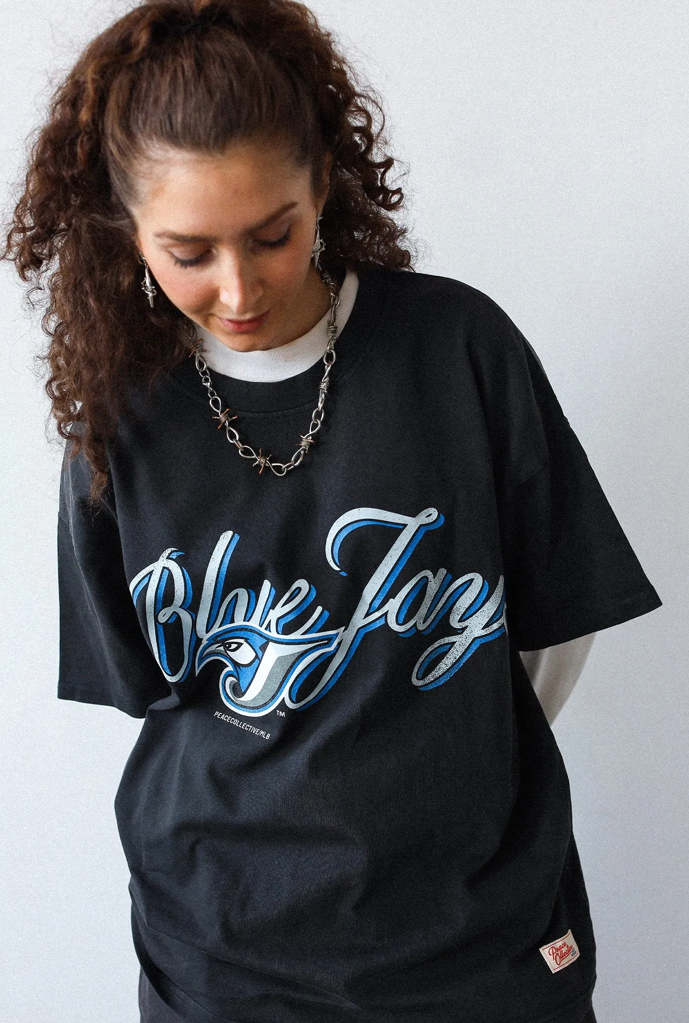 Toronto Blue Jays 2004 Heavyweight Garment Dyed T-Shirt - Black sold by Peace-Collective product image thumbnail 3