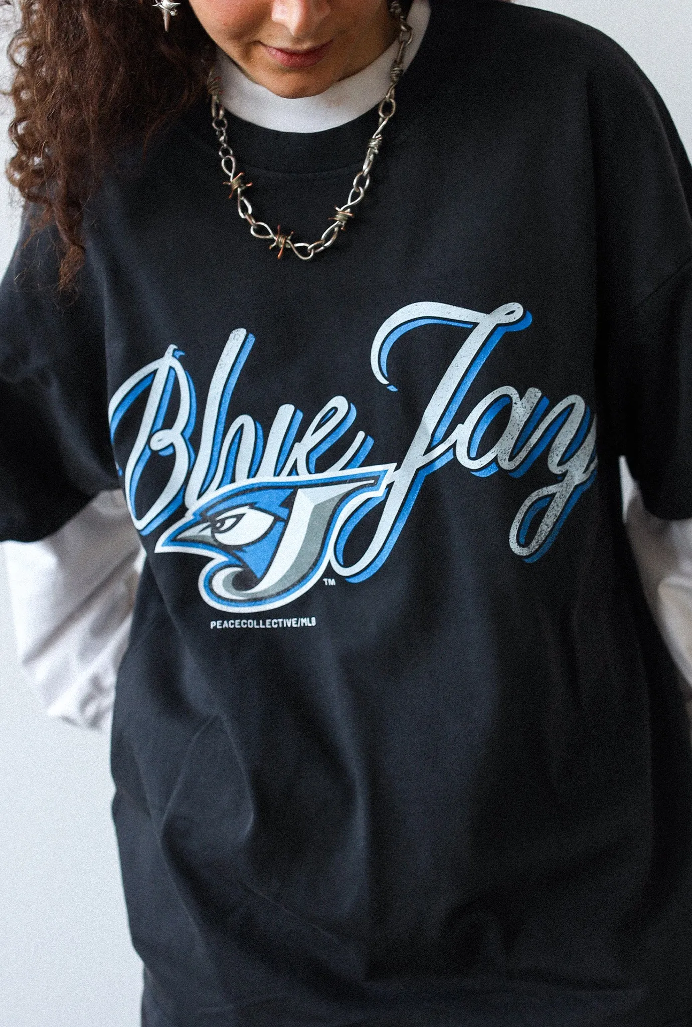 Toronto Blue Jays 2004 Heavyweight Garment Dyed T-Shirt - Black sold by Peace-Collective product image thumbnail 2