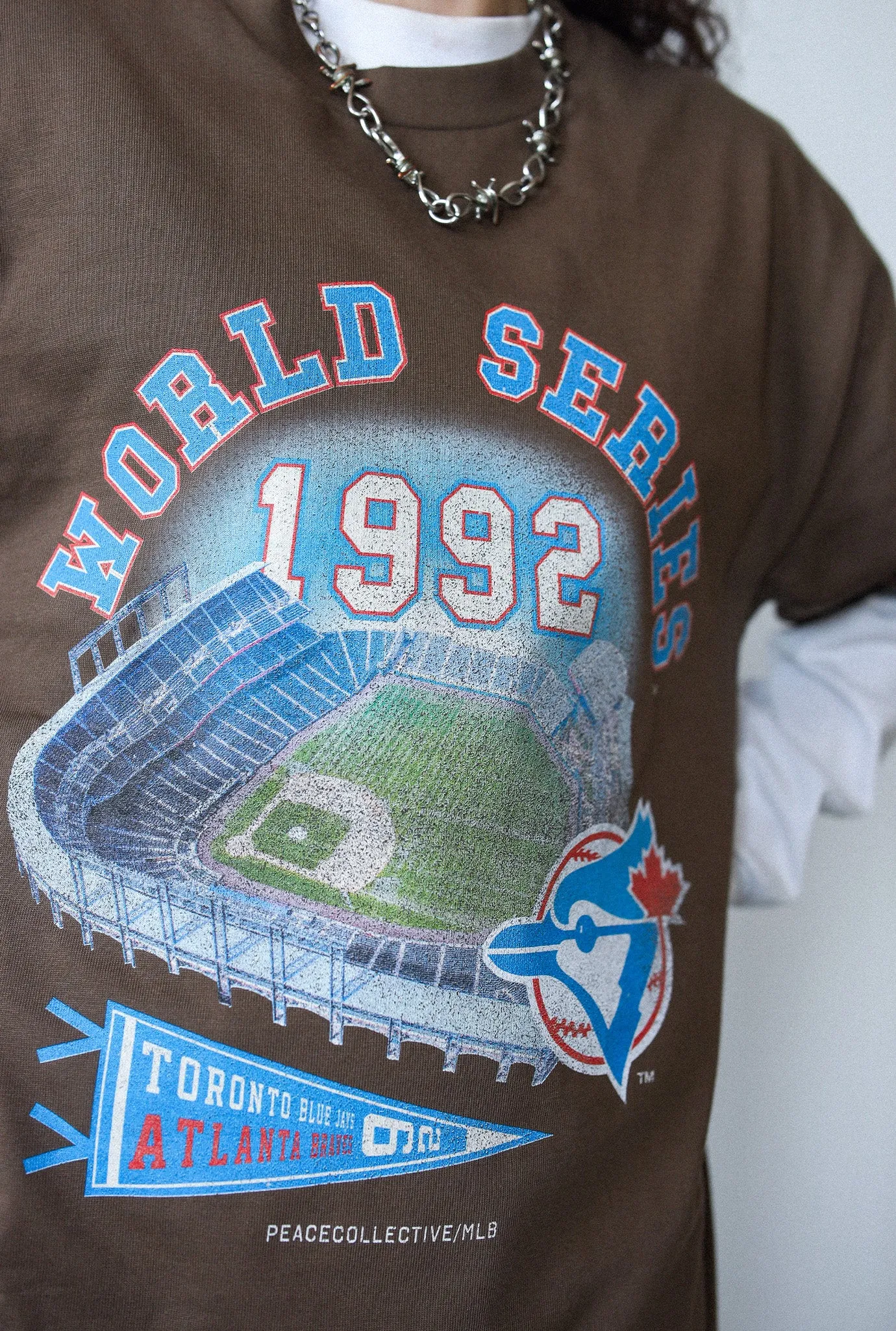 Toronto Blue Jays Heavyweight Garment Dyed T-Shirt - Sand sold by Peace-Collective product image thumbnail 2