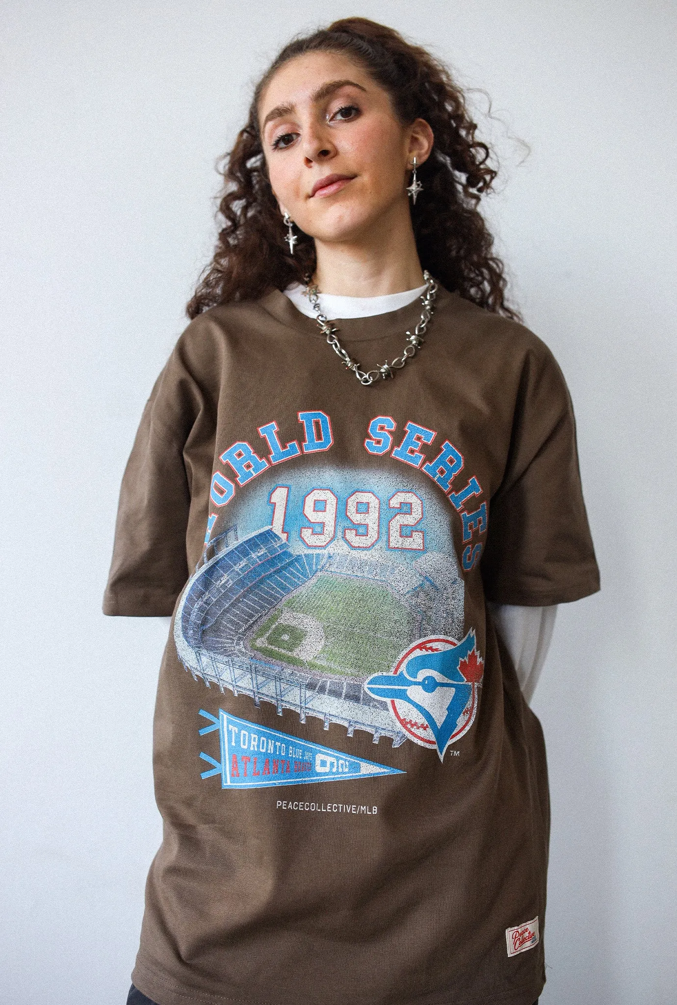 Toronto Blue Jays Heavyweight Garment Dyed T-Shirt - Sand sold by Peace-Collective product image thumbnail 3