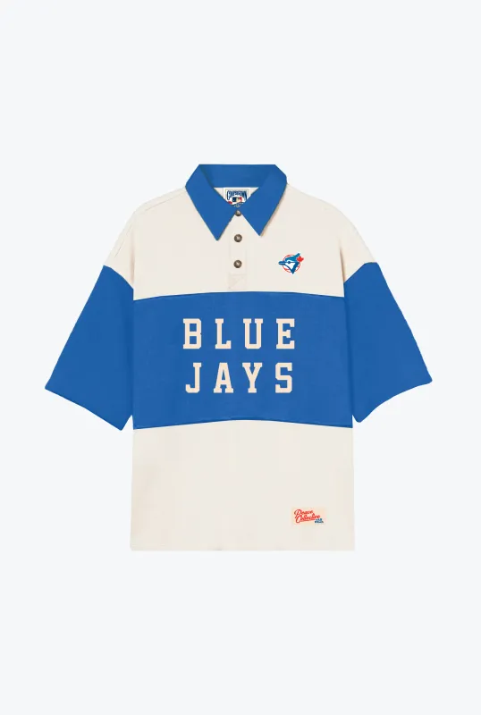 Toronto Blue Jays Oversized Polo - Royal / Ivory sold by Peace-Collective