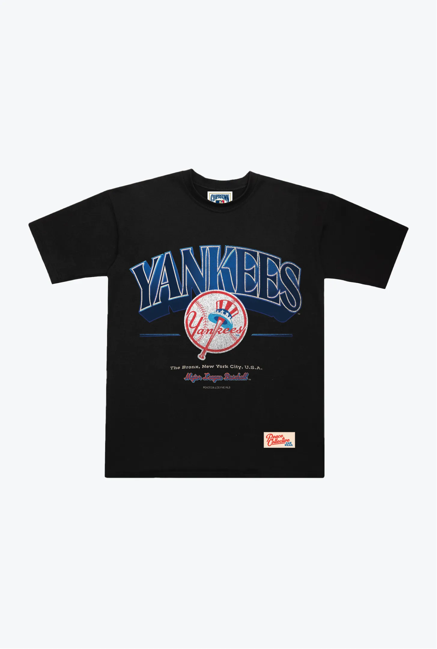 New York Yankees Vintage Graphic Heavyweight T-Shirt - Black sold by Peace-Collective