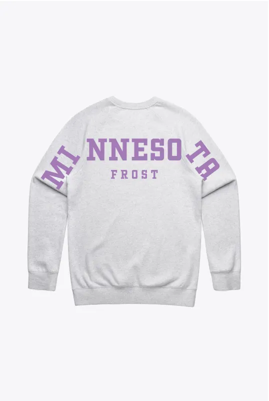 Minnesota Frost Spirit Crewneck - Ash sold by Peace-Collective
