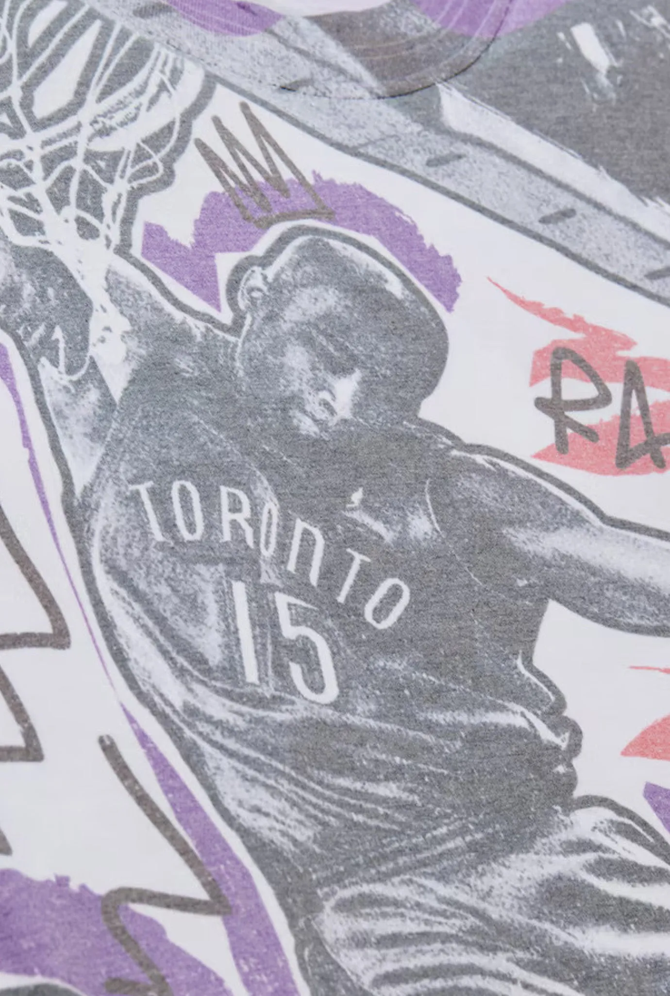 Toronto Raptors Vince Carter Showstopper T-Shirt - White sold by Peace-Collective product image thumbnail 3
