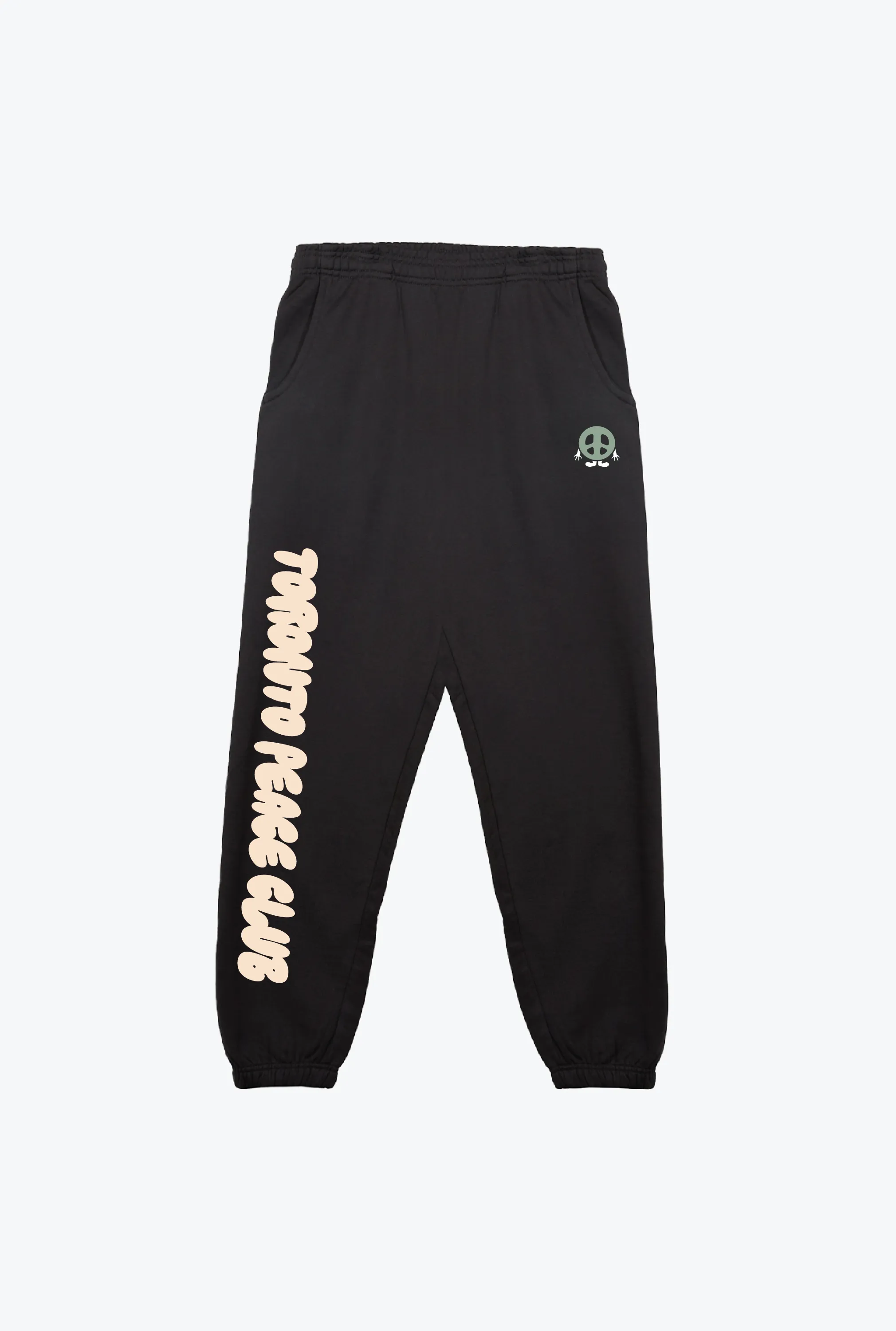 Toronto Peace Club Heavyweight Jogger - Black sold by Peace-Collective