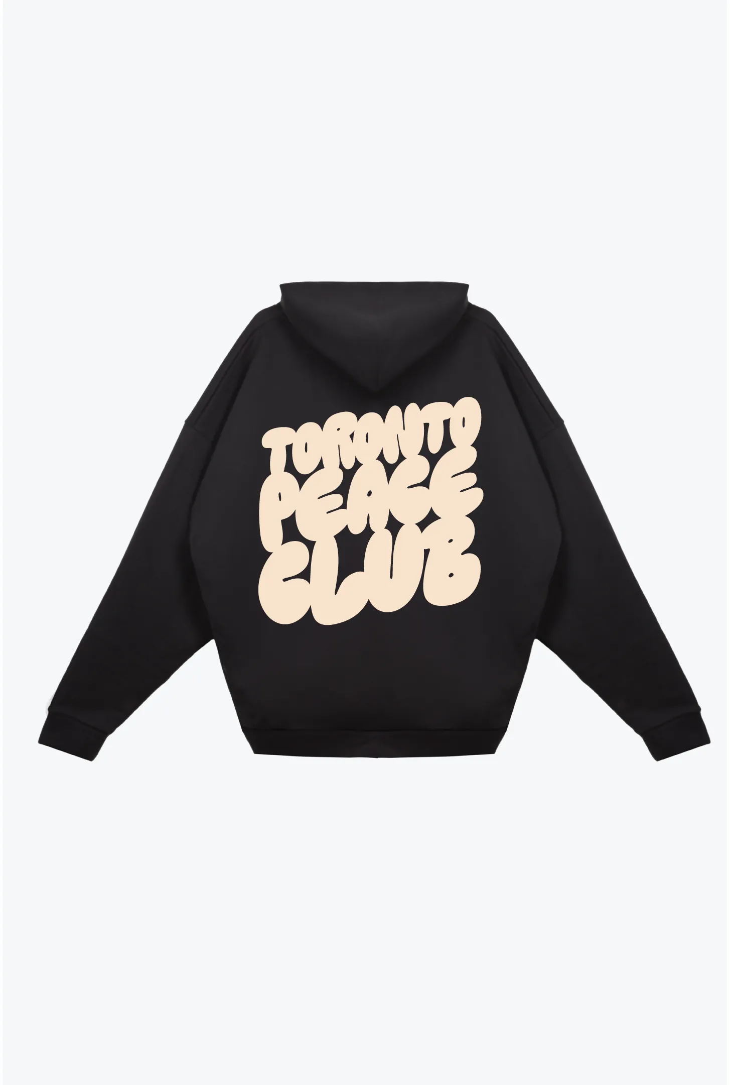 Toronto Peace Club Heavyweight Hoodie - Black sold by Peace-Collective product image thumbnail 2