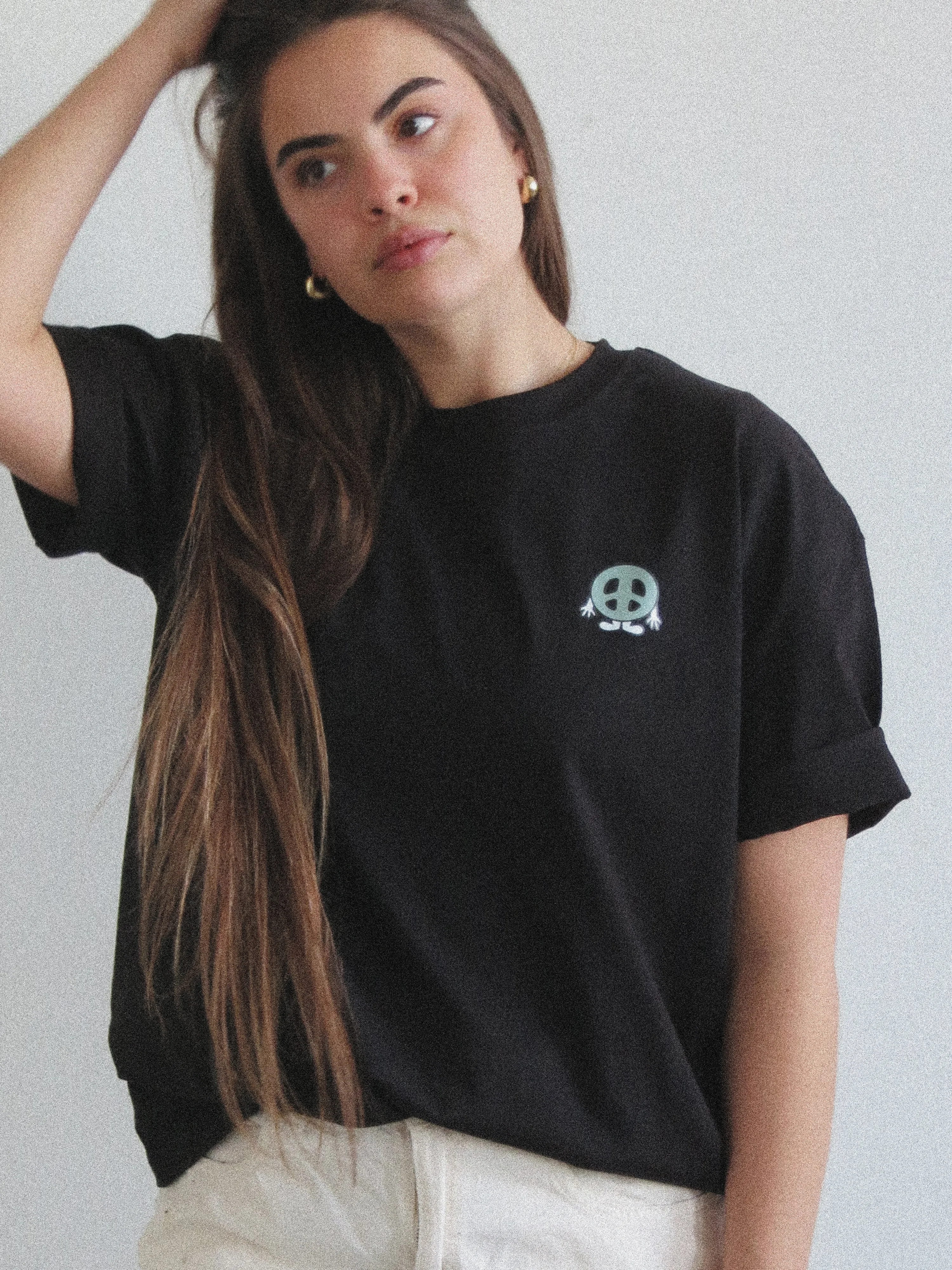 Toronto Peace Club Icons Heavyweight T-Shirt - Black sold by Peace-Collective product image thumbnail 4