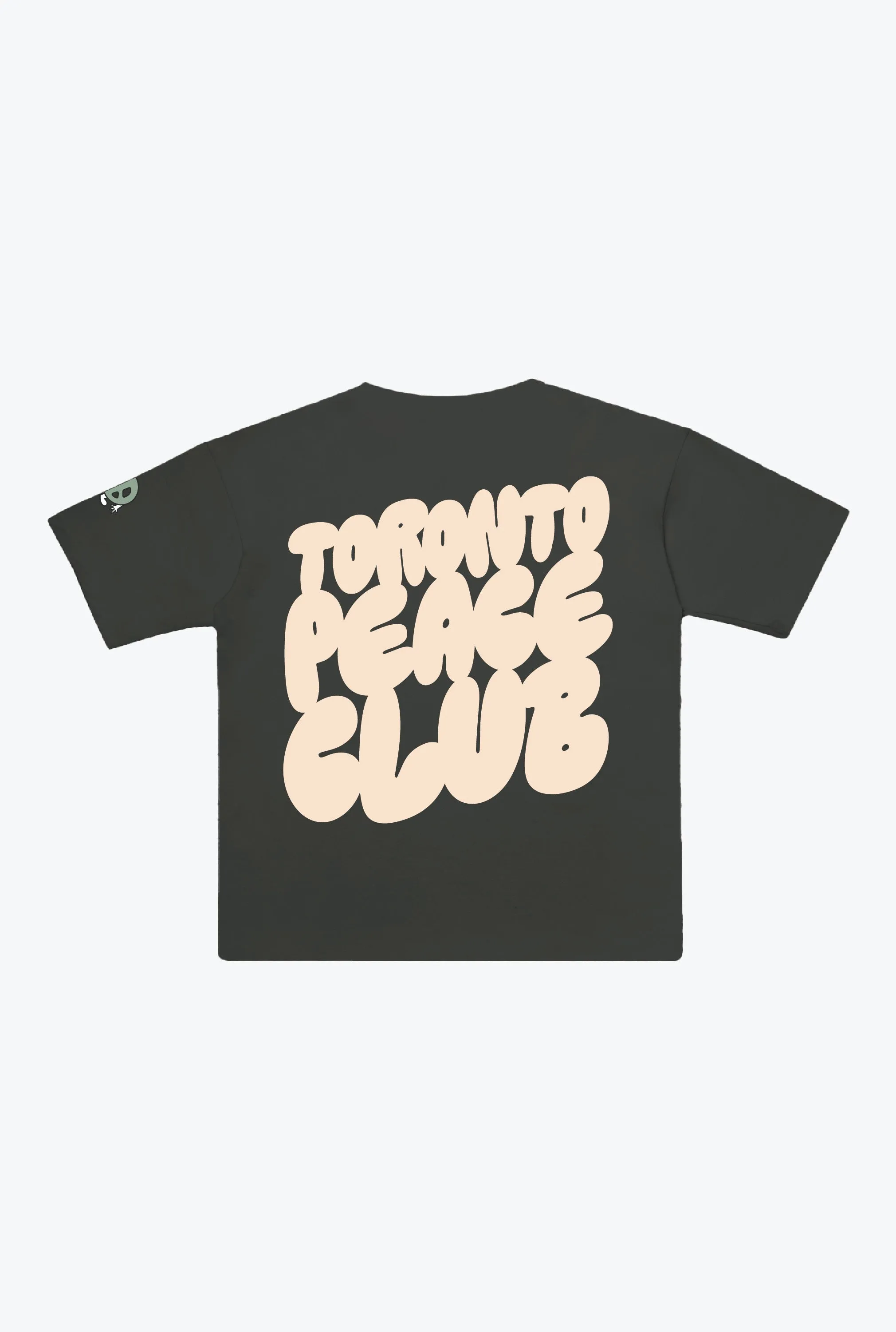 Toronto Peace Club Womens Cropped T-Shirt - Black sold by Peace-Collective