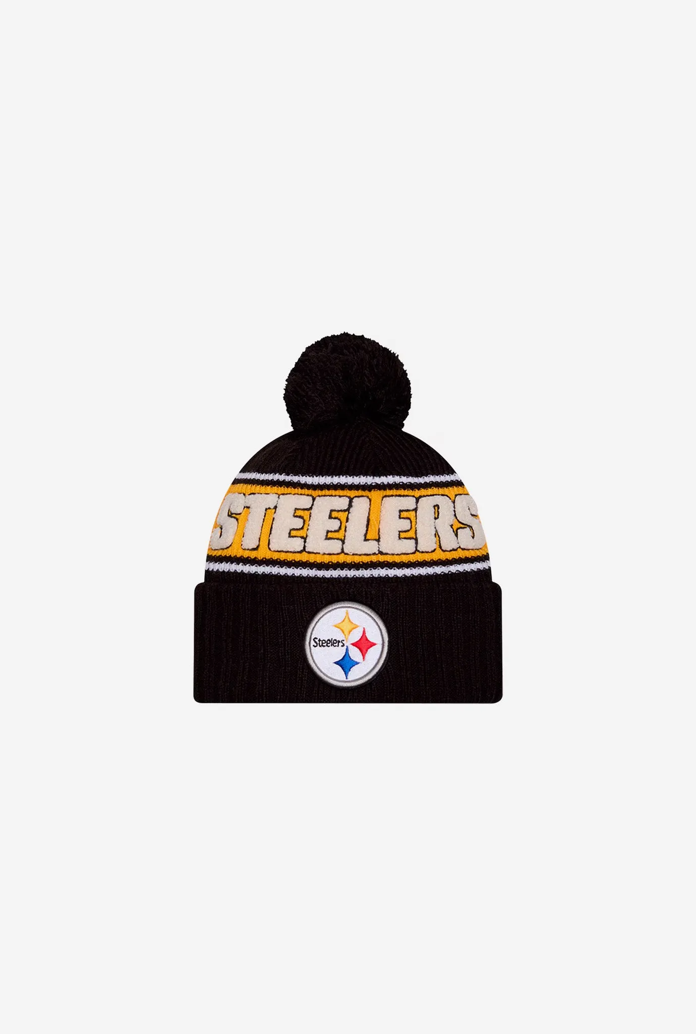Pittsburgh Steelers 2024 Sideline Knit Hat - Black sold by Peace-Collective