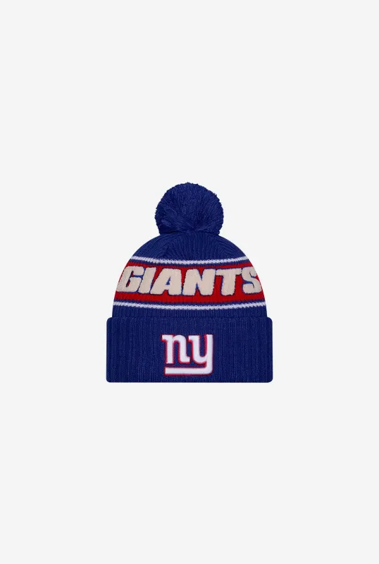 New York Giants 2024 Sideline Knit Hat - Royal sold by Peace-Collective