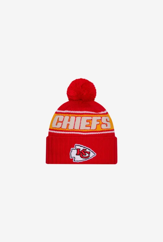 Kansas City Chiefs 2024 Sideline Knit Hat - Red sold by Peace-Collective