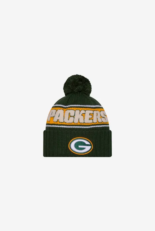 Green Bay Packers 2024 Sideline Knit Hat - Green sold by Peace-Collective