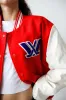 Ottawa Charge Letterman Jacket - Red sold by Peace-Collective
