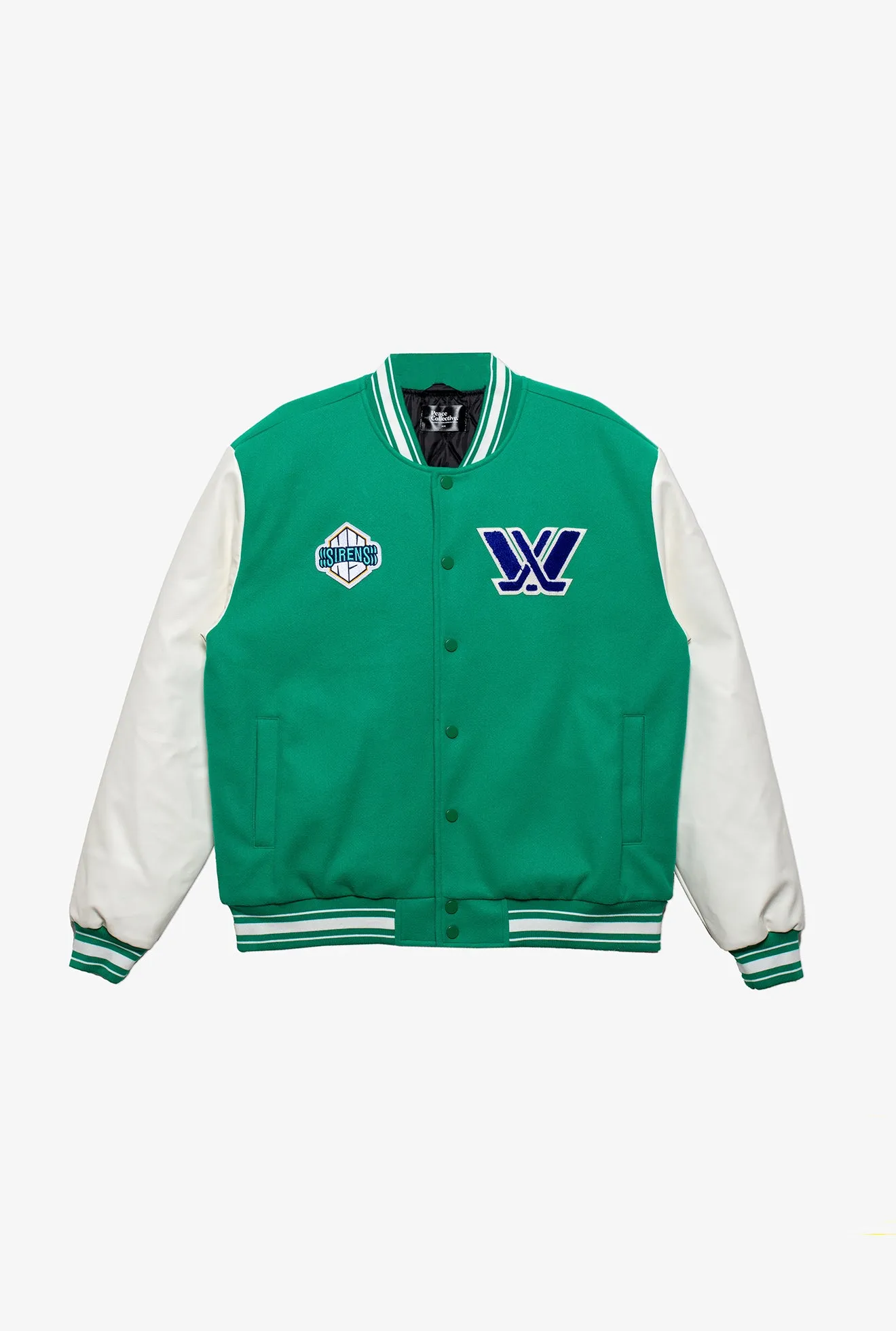 New York Sirens Letterman Jacket - Teal sold by Peace-Collective