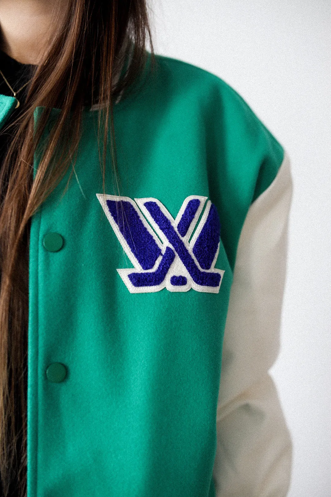 New York Sirens Letterman Jacket - Teal sold by Peace-Collective product image thumbnail 5