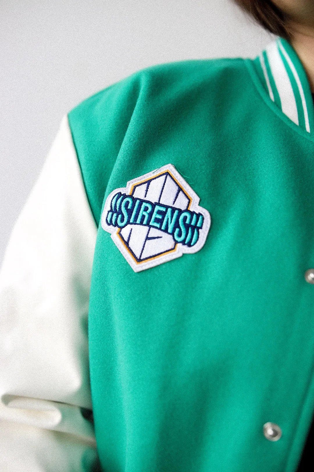 New York Sirens Letterman Jacket - Teal sold by Peace-Collective product image thumbnail 4