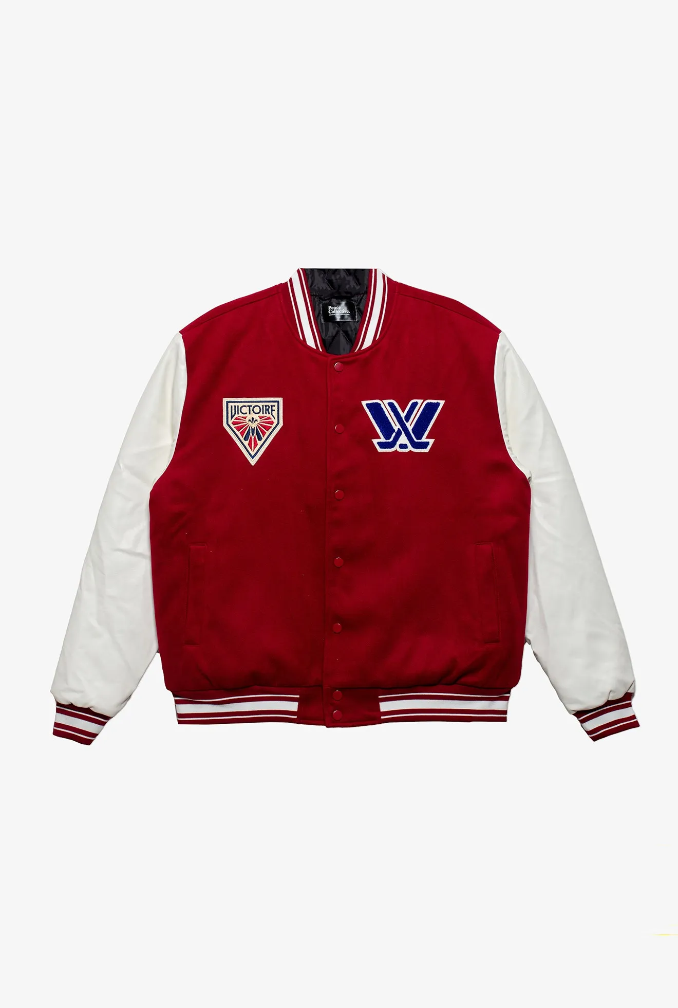Montréal Victoire Letterman Jacket - Maroon sold by Peace-Collective