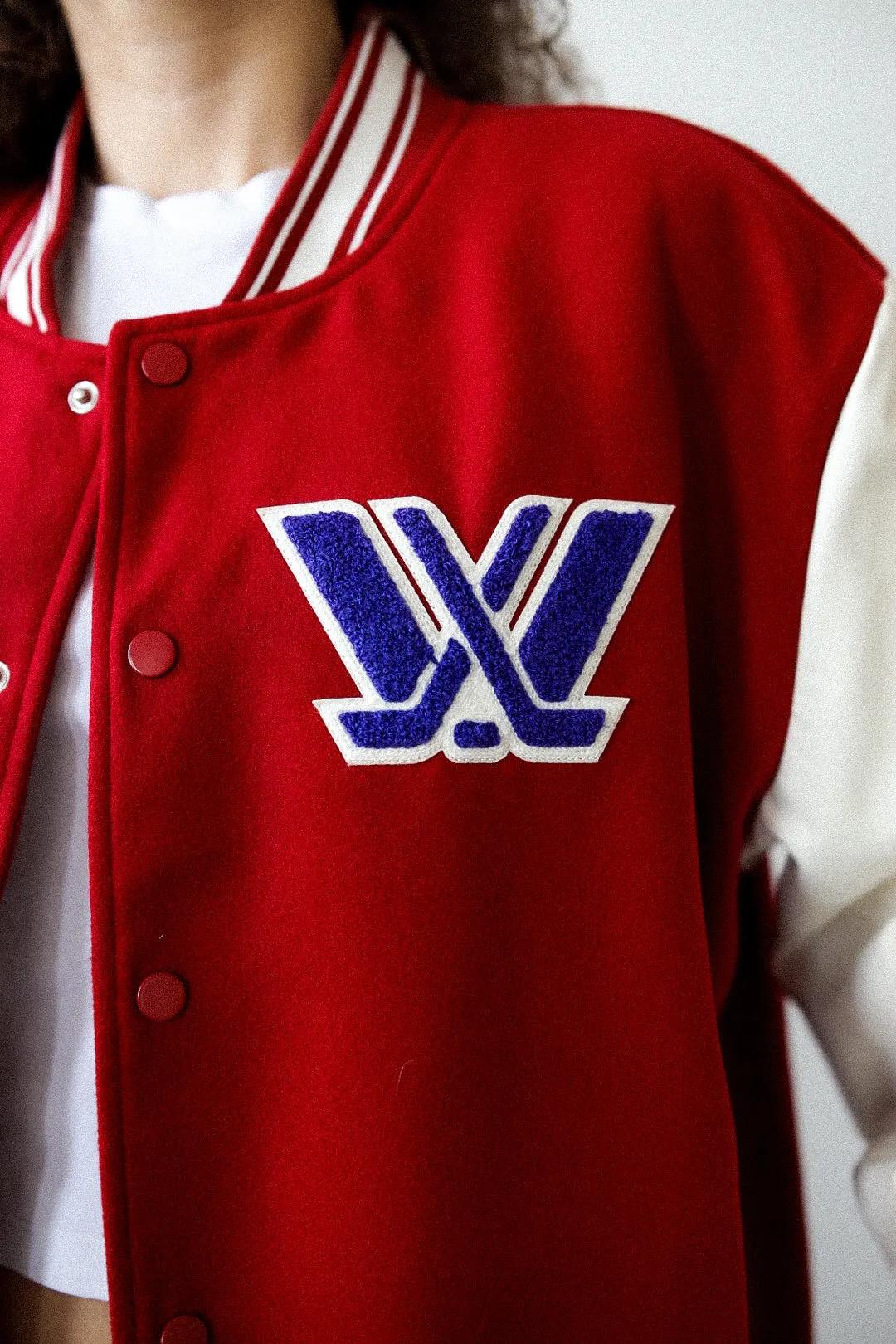 Montréal Victoire Letterman Jacket - Maroon sold by Peace-Collective product image thumbnail 4