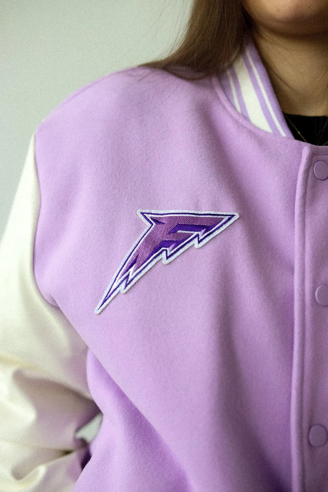 Minnesota Frost Letterman Jacket - Lavender sold by Peace-Collective product image thumbnail 5