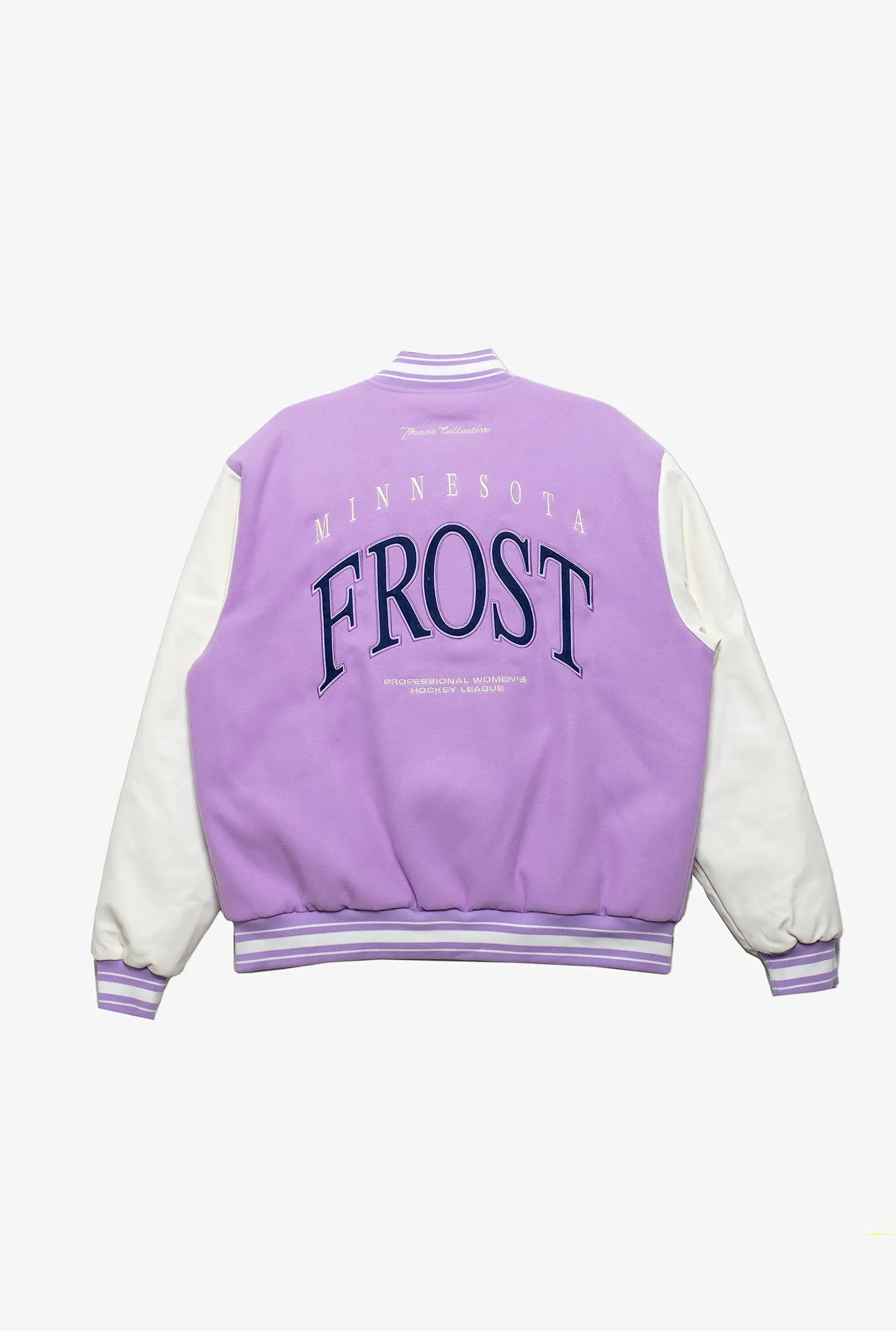 Minnesota Frost Letterman Jacket - Lavender sold by Peace-Collective product image thumbnail 2