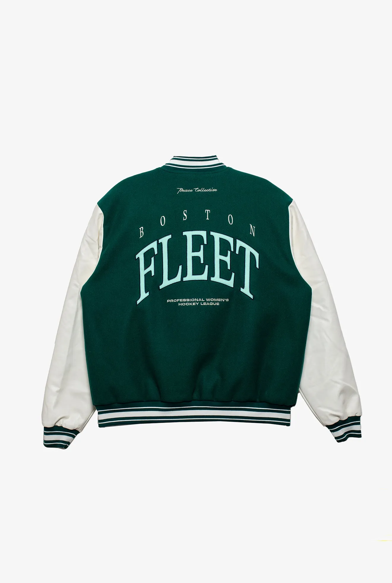 Boston Fleet Letterman Jacket - Forest Green sold by Peace-Collective product image thumbnail 2