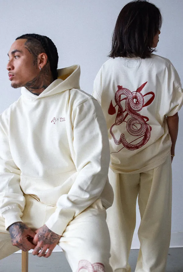P/C x Chronic Ink LNY Heavyweight T-Shirt - Ivory sold by Peace-Collective product image thumbnail 5