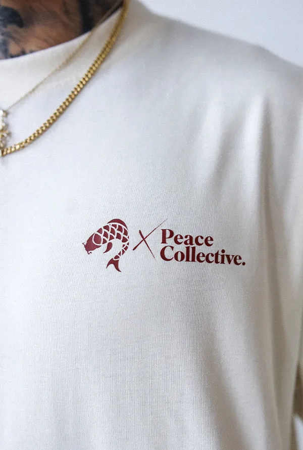 P/C x Chronic Ink LNY Heavyweight T-Shirt - Ivory sold by Peace-Collective product image thumbnail 4
