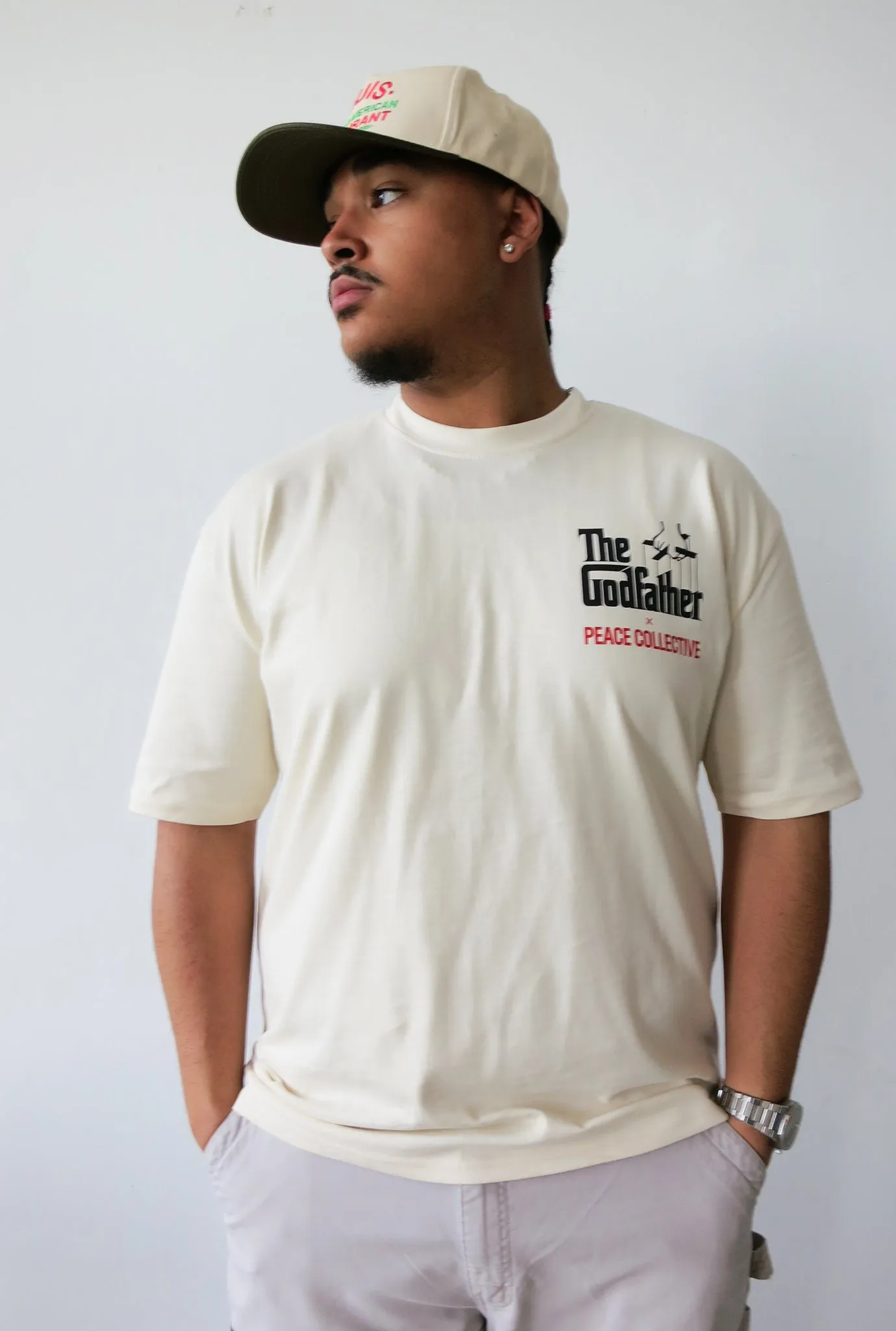P/C x The Godfather Sunday Sauce Heavyweight T-Shirt - Ivory sold by Peace-Collective product image thumbnail 4