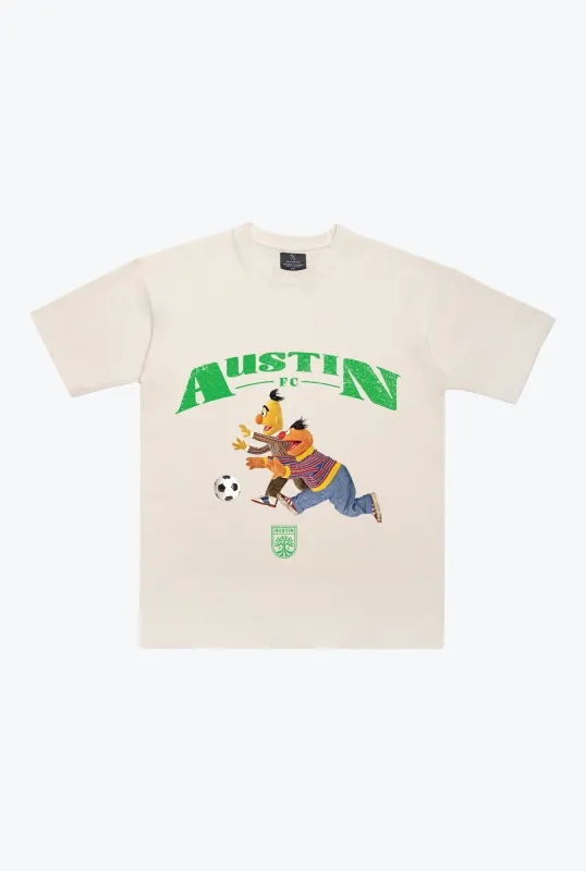 Austin FC x Sesame Street Chase Heavyweight T-Shirt - Ivory sold by Peace-Collective