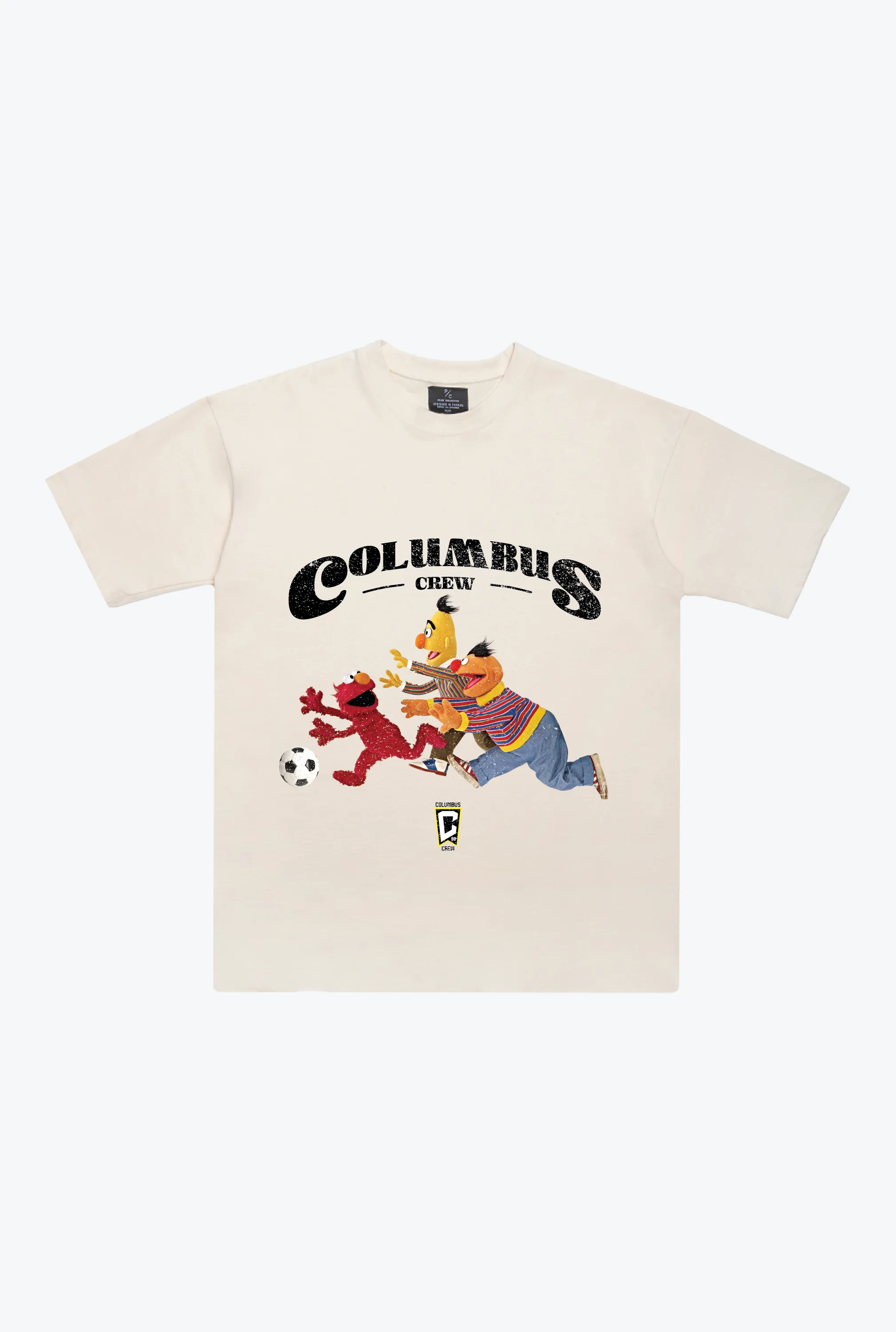 Columbus Crew x Sesame Street Chase Heavyweight T-Shirt - Ivory sold by Peace-Collective