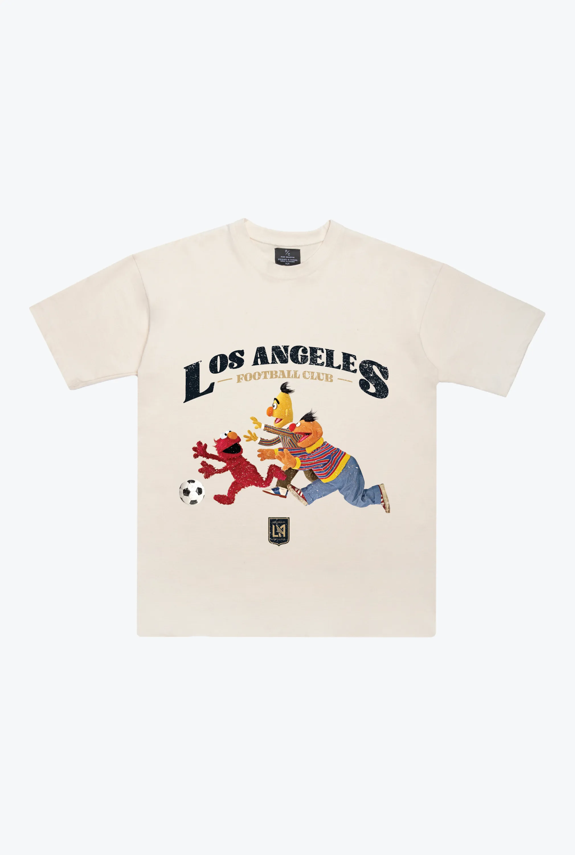 Los Angeles FC x Sesame Street Chase Heavyweight T-Shirt - Ivory sold by Peace-Collective