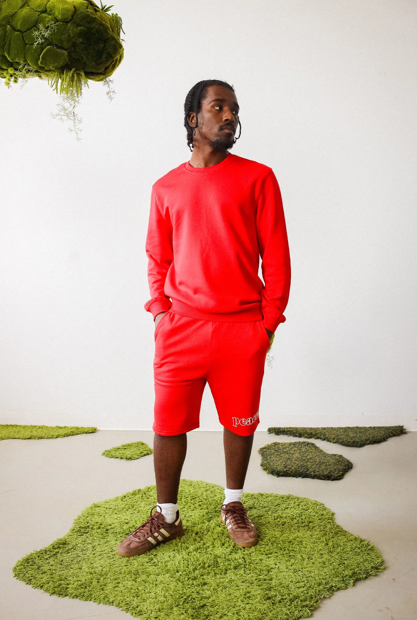 Peace Basics Crewneck - Red sold by Peace-Collective product image thumbnail 3