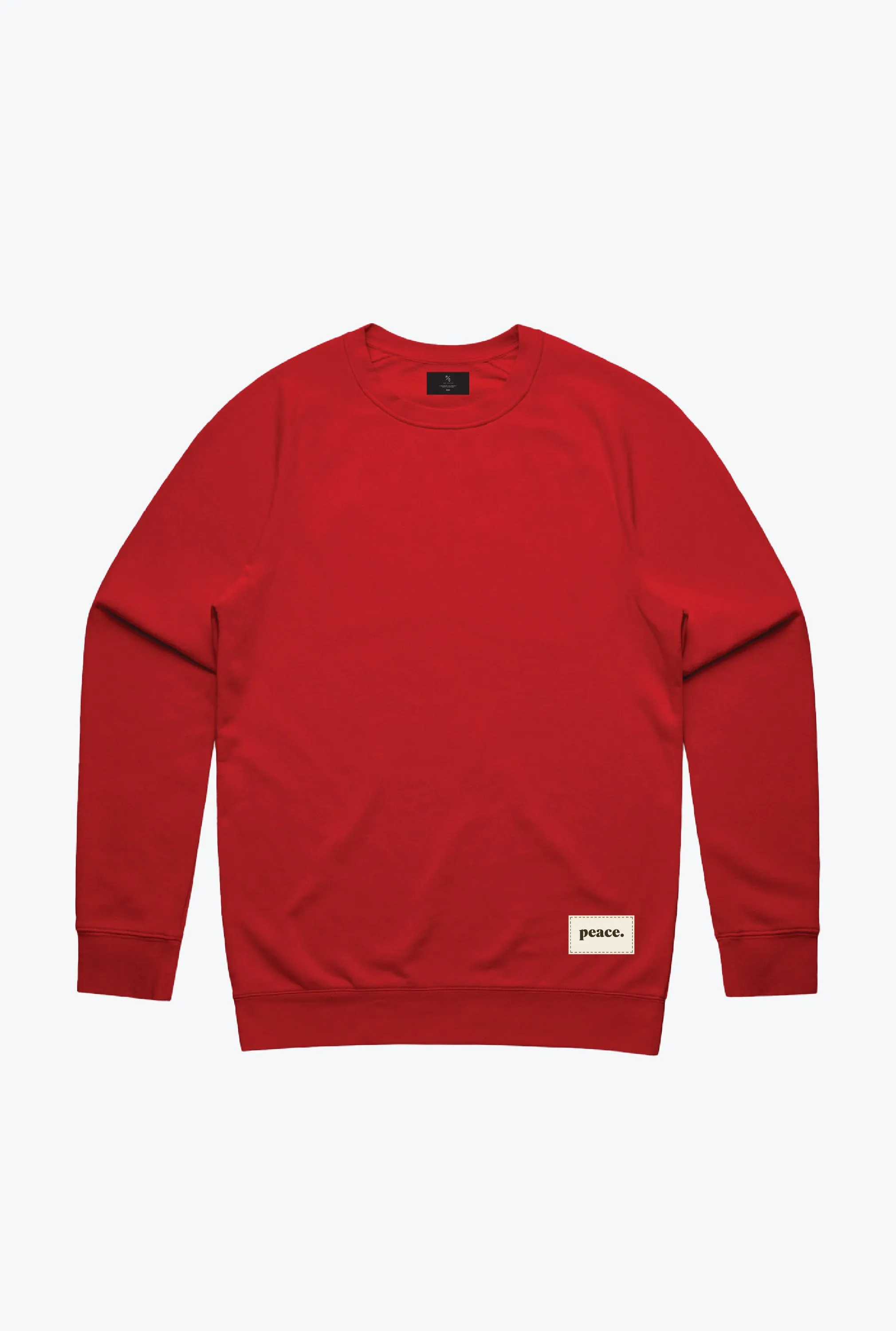 Peace Basics Crewneck - Red sold by Peace-Collective product image thumbnail 2
