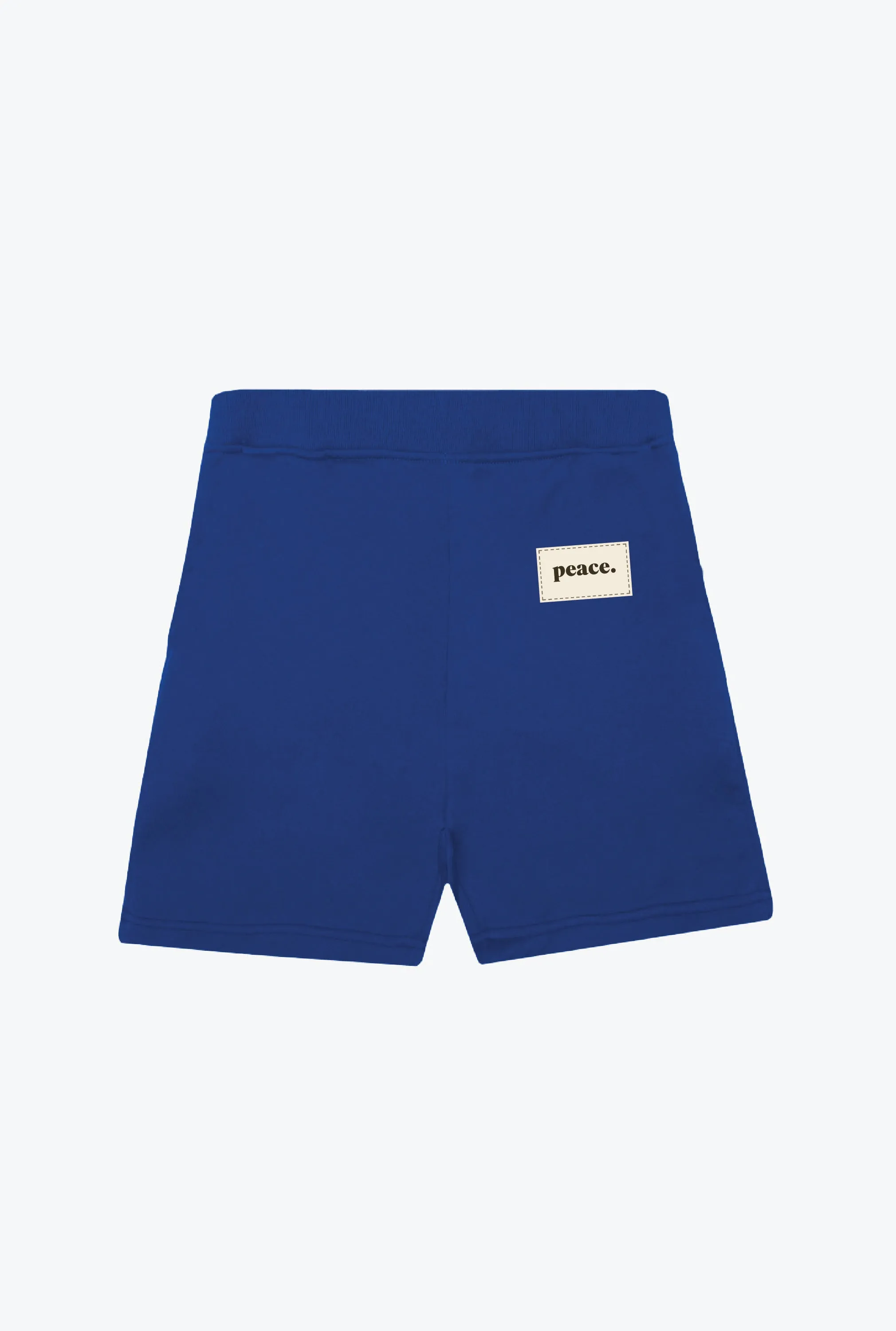 Peace Basics Fleece Shorts - Royal sold by Peace-Collective product image thumbnail 2