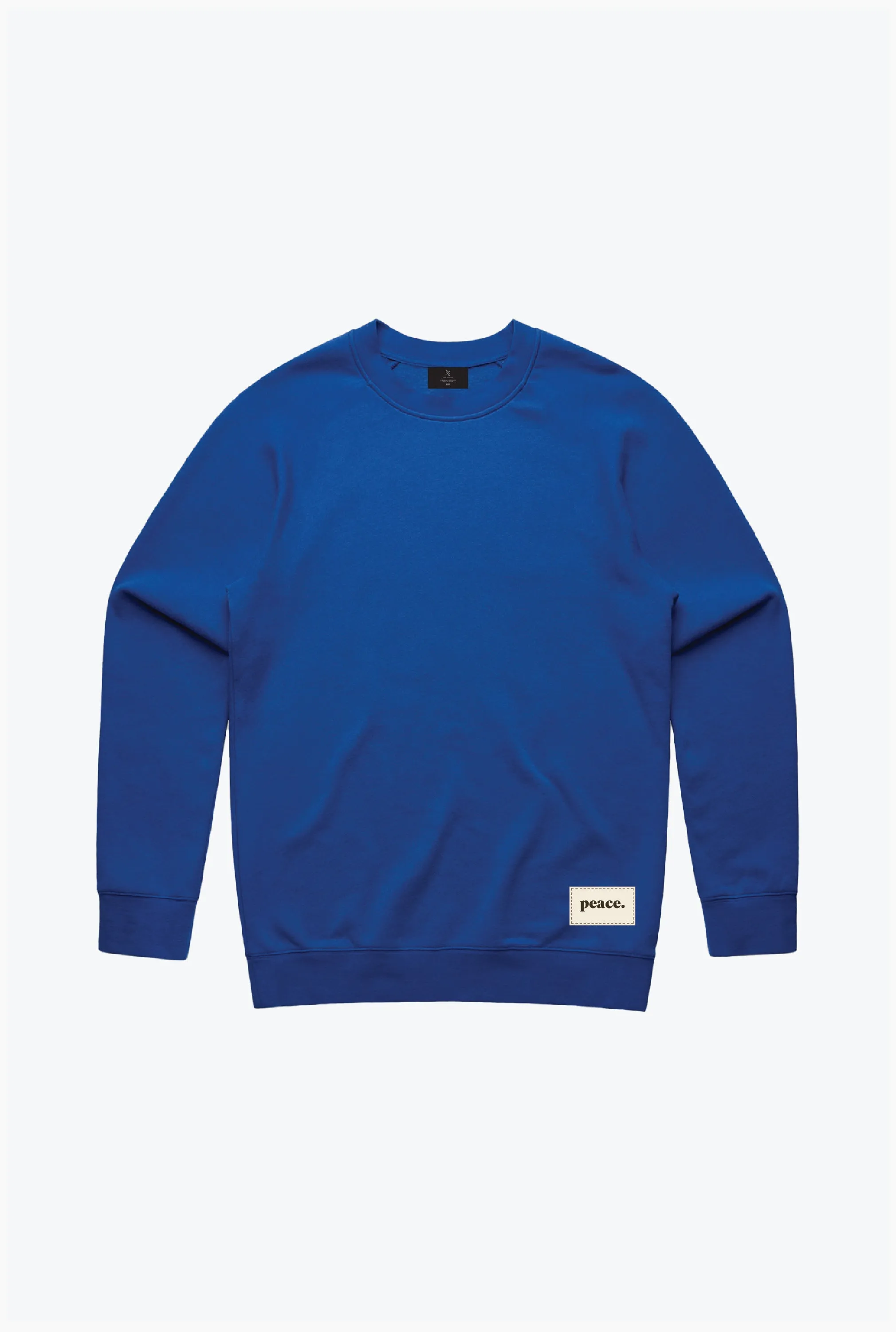 Peace Basics Crewneck - Royal sold by Peace-Collective product image thumbnail 2