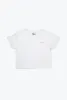 Peace Basics Womens Cropped T-Shirt - White sold by Peace-Collective