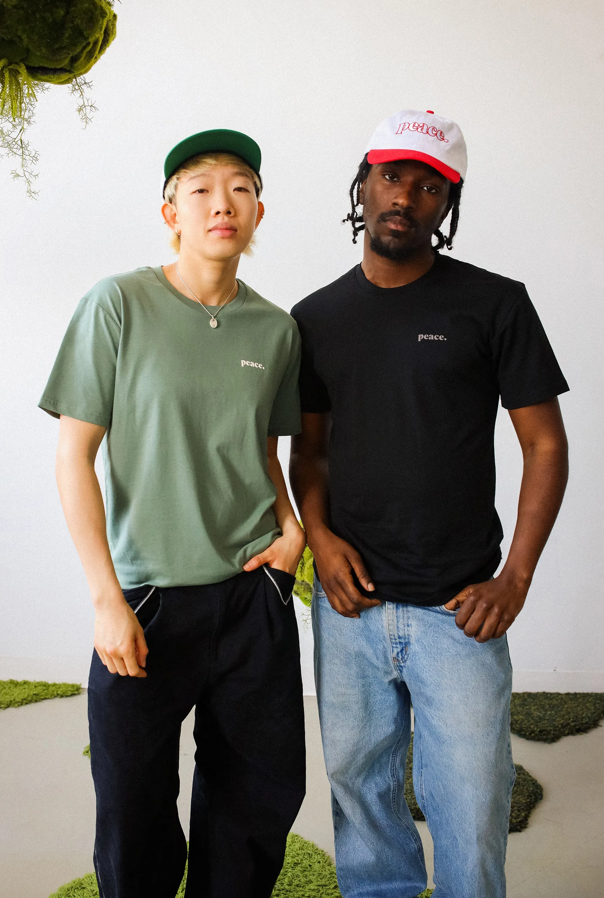 Peace Basics Cropped T-Shirt - Black sold by Peace-Collective product image thumbnail 4