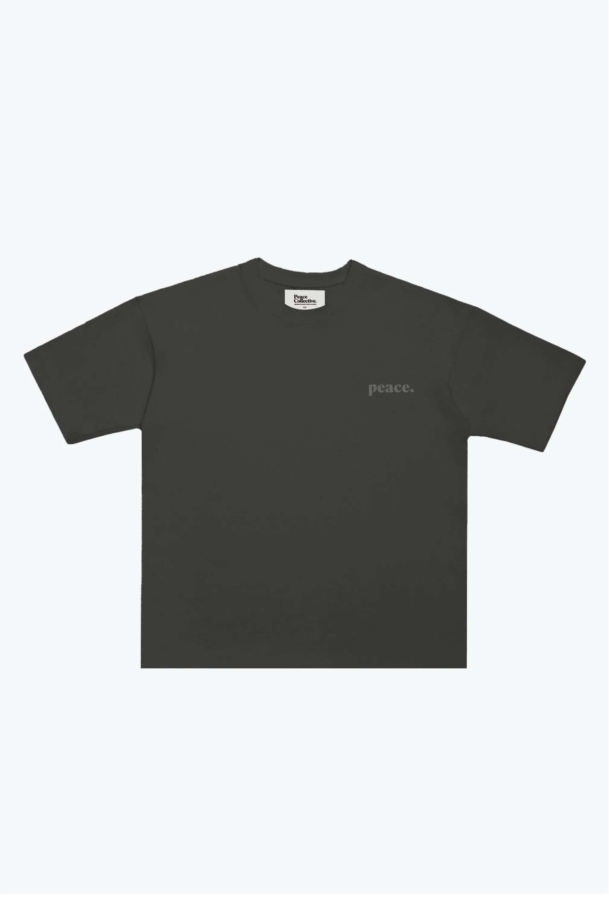 Peace Basics Cropped T-Shirt - Black sold by Peace-Collective