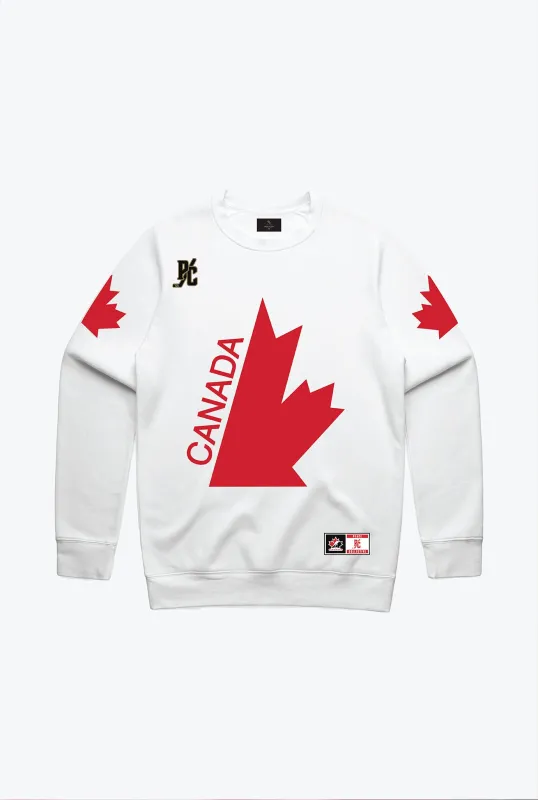 Hockey Canada Women's Tournament Crewneck - White sold by Peace-Collective